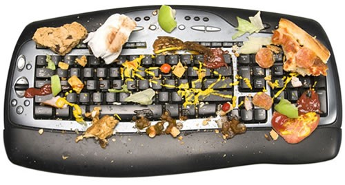 Dirty keyboard